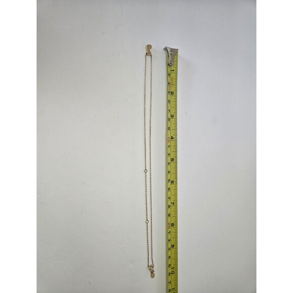 Avon Gold Tone Necklace Initial J - Picture 6 of 9